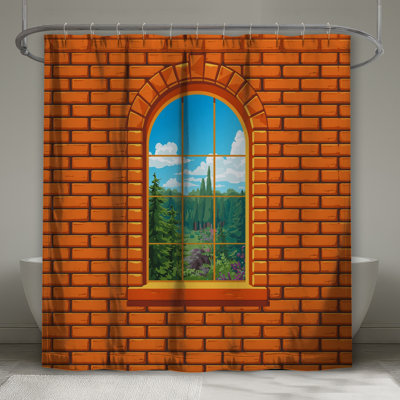 Rideaux de douche Brick Wall