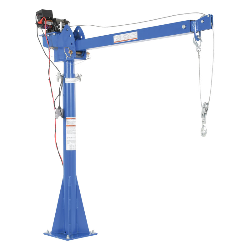 Grue de levage à courant alternatif, H 68,81 po x l 13,5 po x P 63,81 po