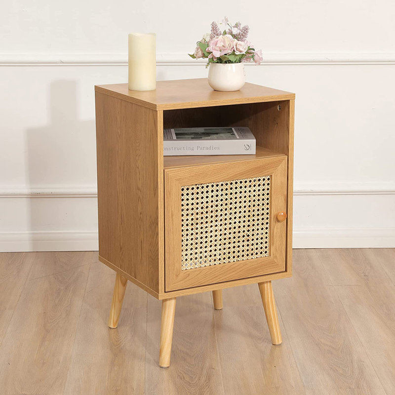 Kunkle Solid + Manufactured Wood Nightstand