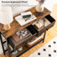 Antavis Slim Console Table with 2 Non-Woven Drawers