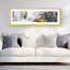 New York City with Taxis - reproduction encadrée industrielle jaune