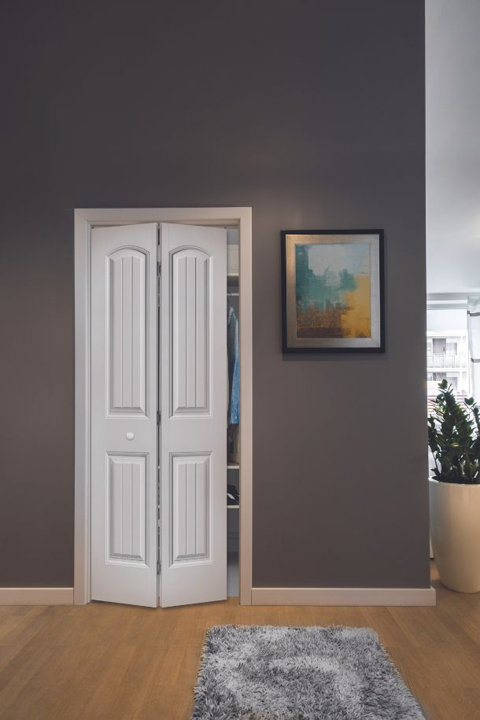 Cheyenne 2-Panel Camber Top Bifold Door