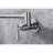 Brushed Nickel Pot Filler Faucet Wall Mount - Folding Functionality, 360 Rotatable, High-Durability Brass, Double Handles For Precise Water Flow Control, Corrosion Surface Treatment In Mechanism,-1869574796