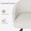 Ensemble de 4 tabourets de bar pivotants à 360 ° à hauteur de comptoir avec dossier, tabourets de bar modernes rembourrés en tricot de polyester, structure en métal robuste avec repose-pieds pour îlot de cuisine, salle à manger-2004447838