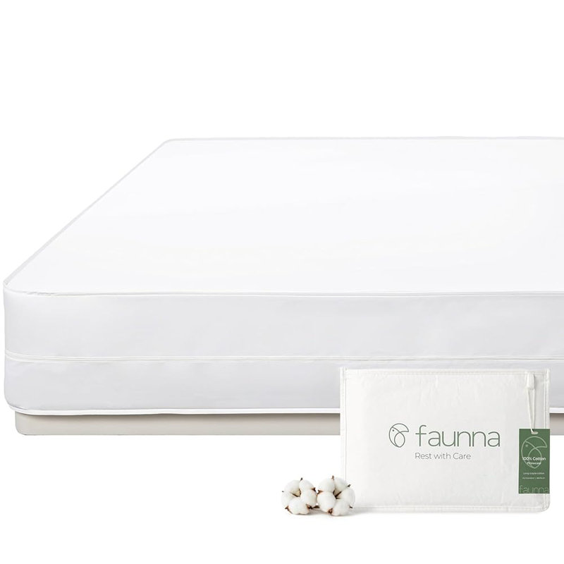 Enveloppe de matelas, blanc, Lit double, 16"