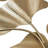 Dimensional Gold Metal Ginkgo Leaf Wall Artwork - 43"l X 23.5"h 1.6"d, Hang Vertically For Indoor Accent Single Piece Sculptural Keyhole Mount Vertical Installation On Surface
