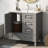 Shalimar Single Bathroom Vanity with Ceramic Top , Modern Bathroom Storage Cabinet with  Soft Closing Door and Solid Wood Frame,Freestanding Style-1974200418-1996132649