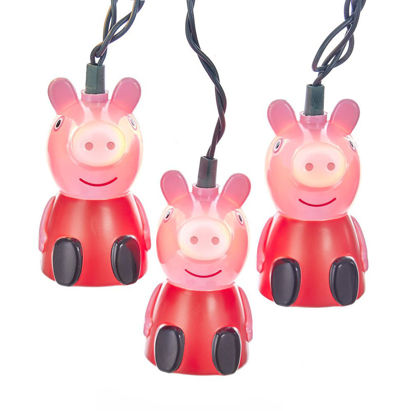 Lampe de chaîne 10 lumières peppa porc