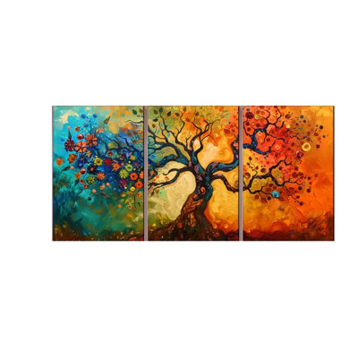 3 Piece Wrapped Canvas Print