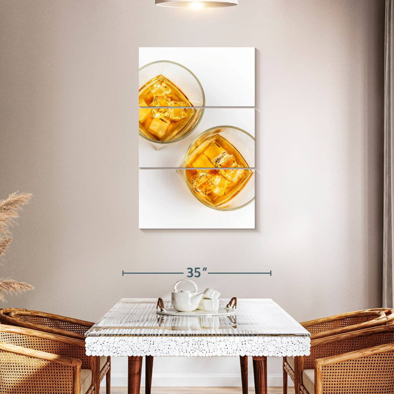 Yarlin Cold Whiskey Drinks, 45" H x 28" W