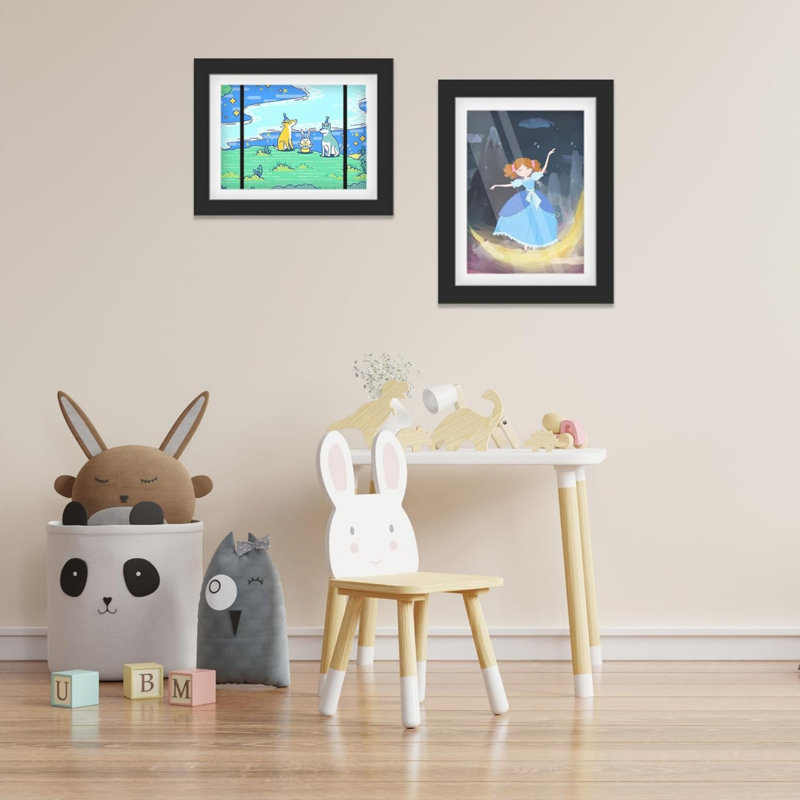 Black Storage Picture Frame - Set of 2