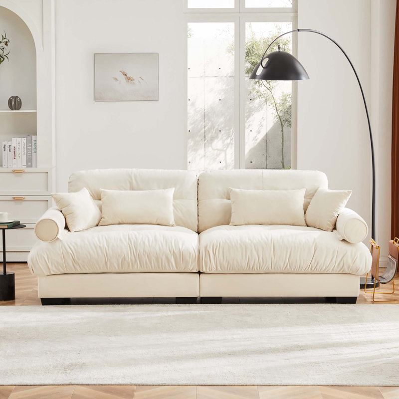 Canapé surdimensionné 91 po Mercer41, Beige