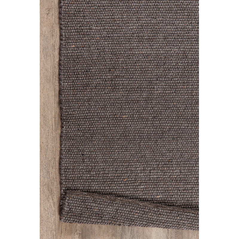 Lanitra Solid Colour Hand Woven Area Rug, Runner 80 x 250cm