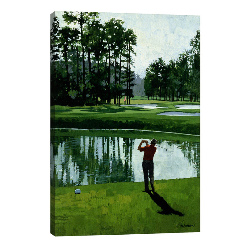 Golf Course 9 by William Vanderdasson - Print on Canvas, No Frame, 101.6 cm H x 66.04 cm W x 1.91 cm D