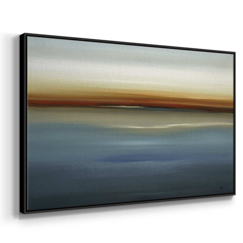 " Beside The Blue II ", Black, 41" H x 27" W x 2" D