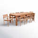 Auburn 87'' Rectangular 8 - Person Outdoor Dining Set with Cushions