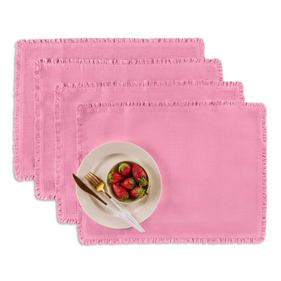 Juliette Ruffle - 100% Pure Linen Placemats