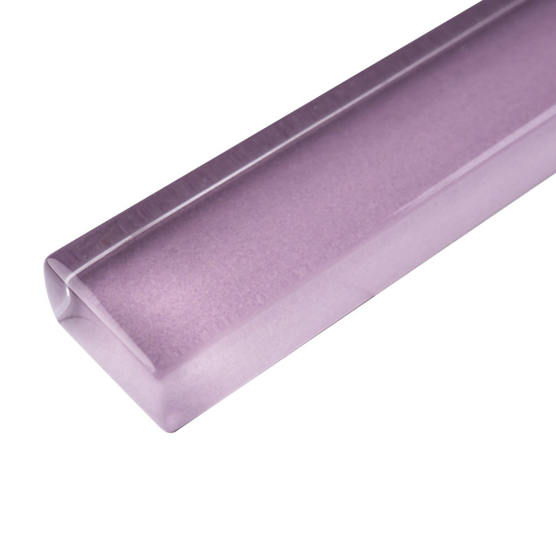 Carrelage en verre 12 "x 0,5", Mauve