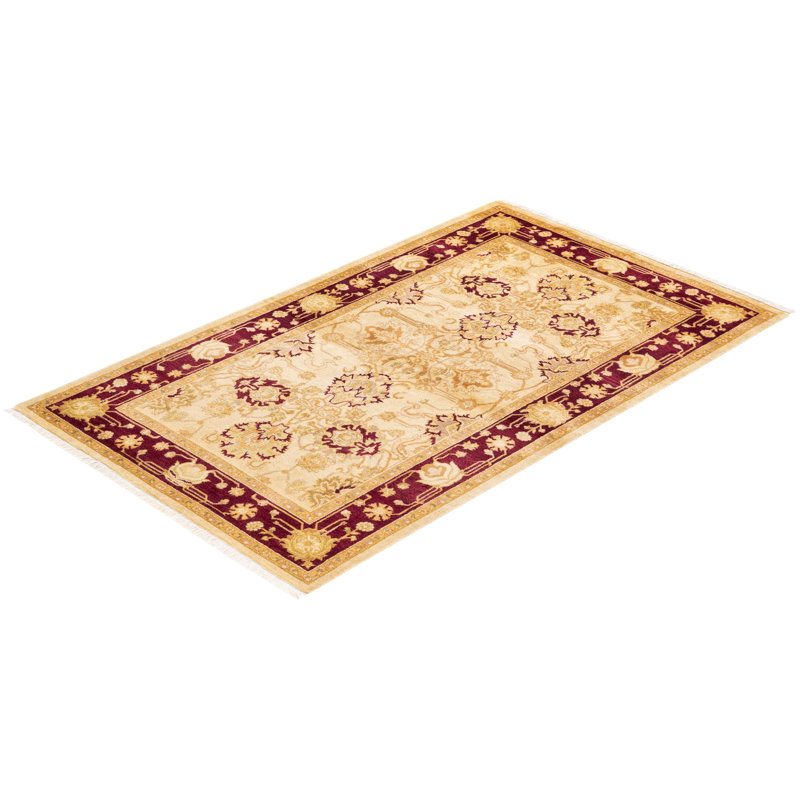 Classic One-of-a-Kind 3'3" x 5'3" Hand Knotted Area Rug