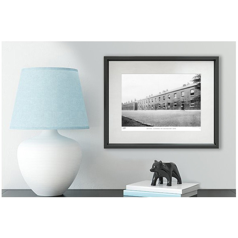 Hythe, School Of Musketry 1890 by Francis Frith - Single Picture Frame Print, 60cm H x 80cm W x 2.3cm D
