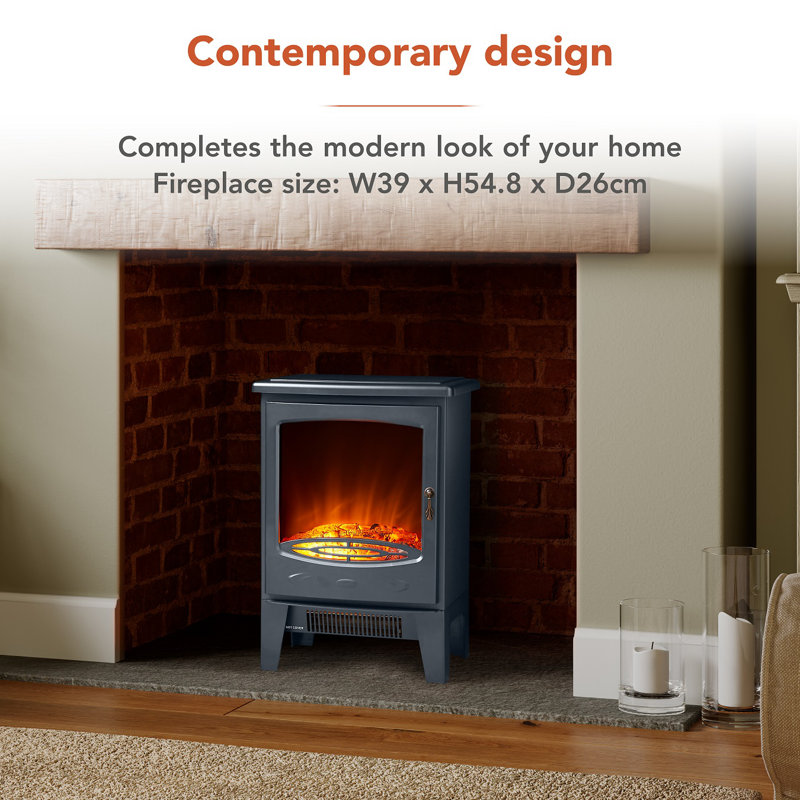 Warmlite Jesmond Log Fire Stove, 1850W
