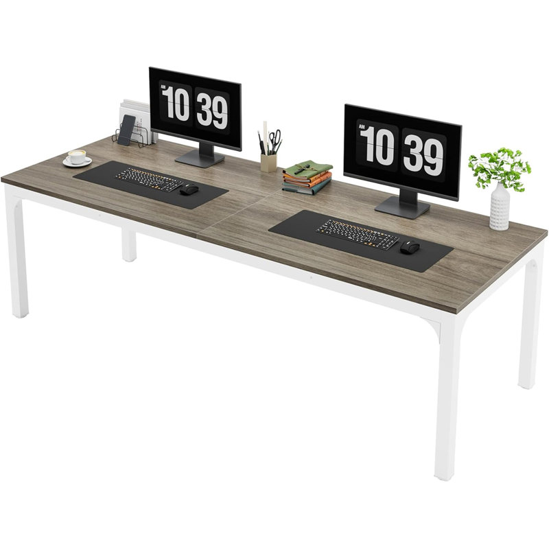 Bureau d'ordinateur très long 78,7 "pour 2 personnes (sans la chaise)