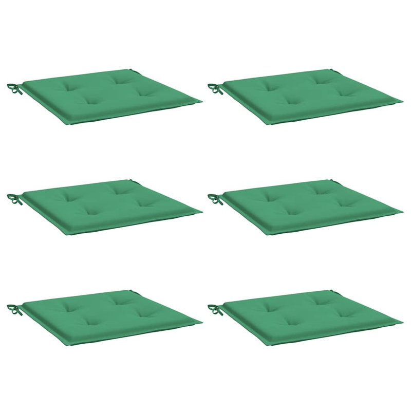 Outdoor Seat Cushion, 15.7" x 15.7" x 1.2", Green