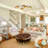 4-Light Dimmable Linear Sputnik Semi-Flush Mount