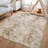 Large Tie-Dye Washable Shag Area Rugs Non-Slip Fluffy Shag Plush Fuzzy Shaggy Rug for Living Room, Bedroom, Home Decor-1395575348