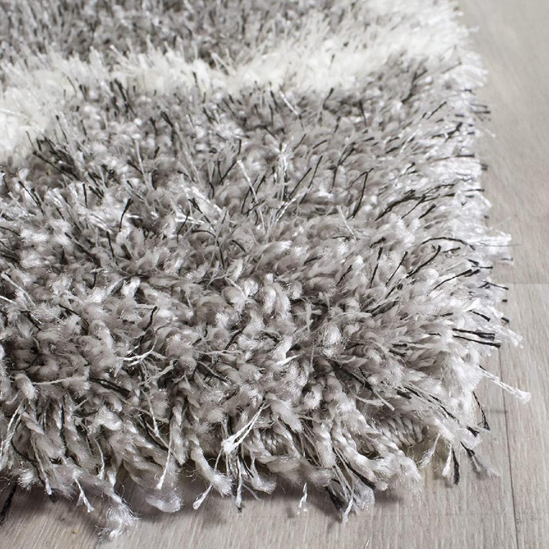 Bertl Sgm-Montreal Shag Performance Geometric Rug, Rectangle 4' x 6'