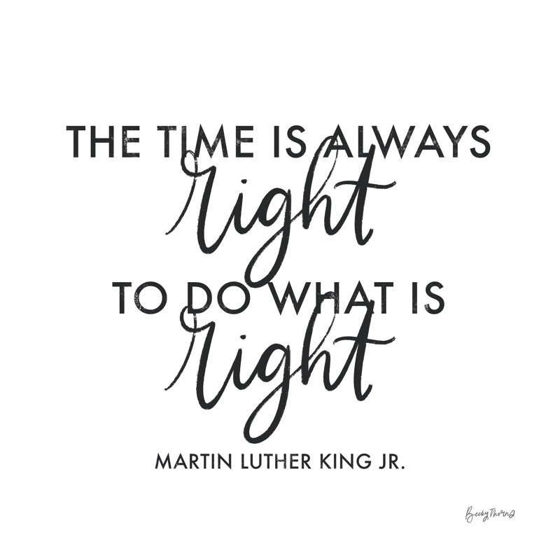 Words Of Wisdom IV by Becky Thorns - Wrapped Canvas Print, 91cm H x 61cm W x 3.8cm D, White/Black