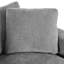 Méridienne surdimensionnée - gris, aspect classique, pieds en bois massif, structure, assemblage facile, confort 53,5 po x 70,9 po, salon classique, tissu, expérience imbattable