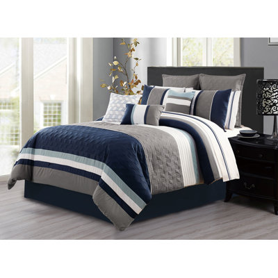 Safdie Luxury Home Polyester Geometric Shapes Comforter