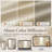 Cadnite 50" W Thermal 100% Blackout Linen Textured Curtain  2 Panels Set-718107618-706787546