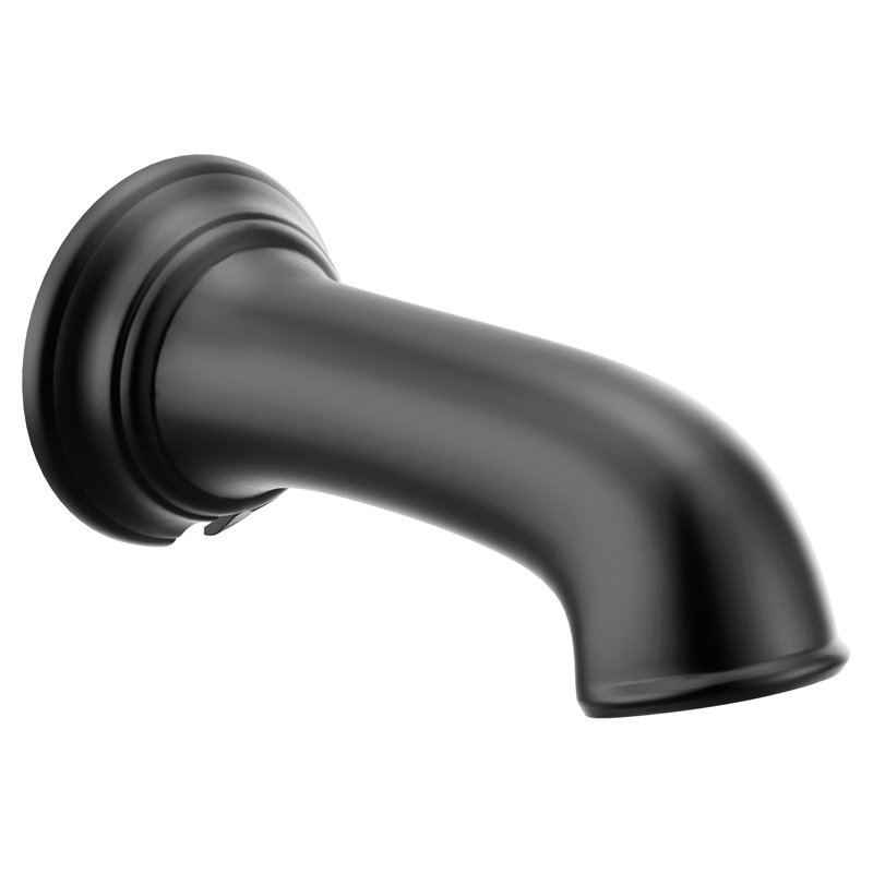 Garniture de poignée de robinet de baignoire mural Moen®, Noir mat