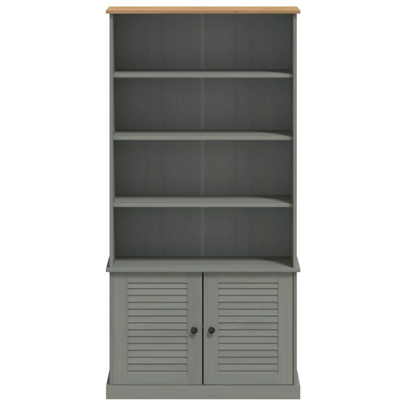 170cm H x 85cm W Standard Bookcase, Grey