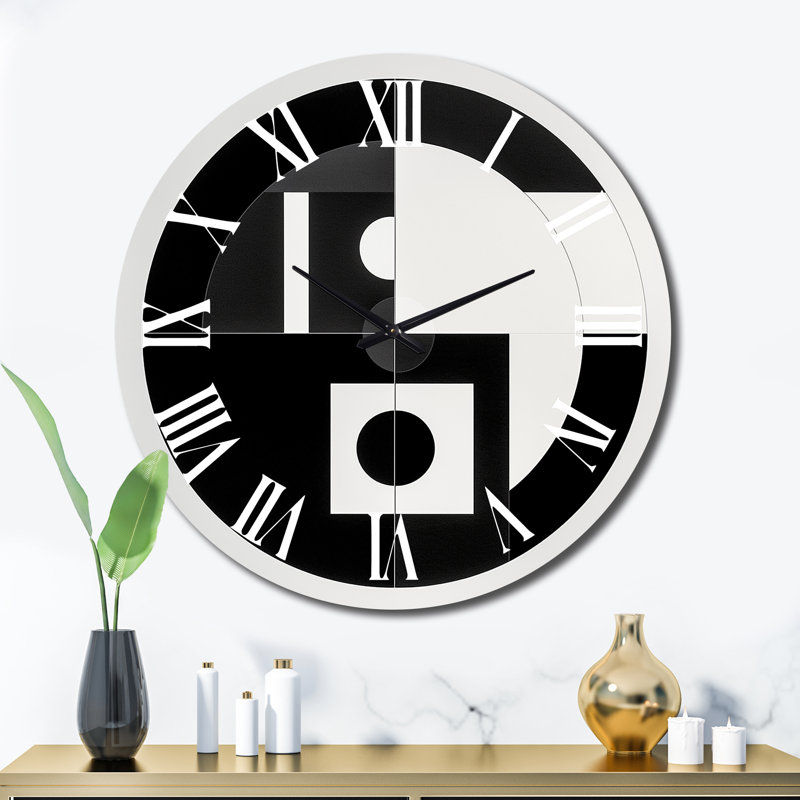 Horloge murale en métal, Très grand