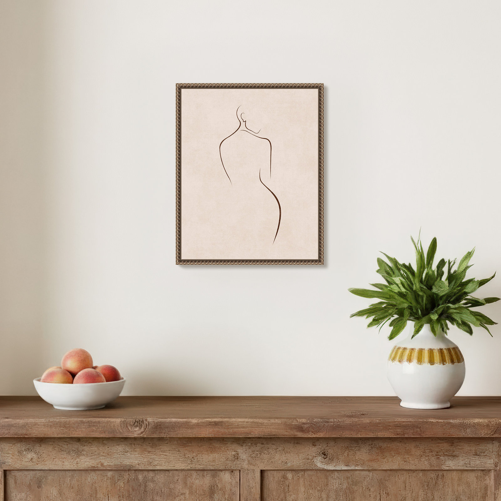 Amare "Silhouette 45" Canvas Print, 20" H x 16" W x 2" D