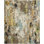 Wool Abstract Area Rug in Gray