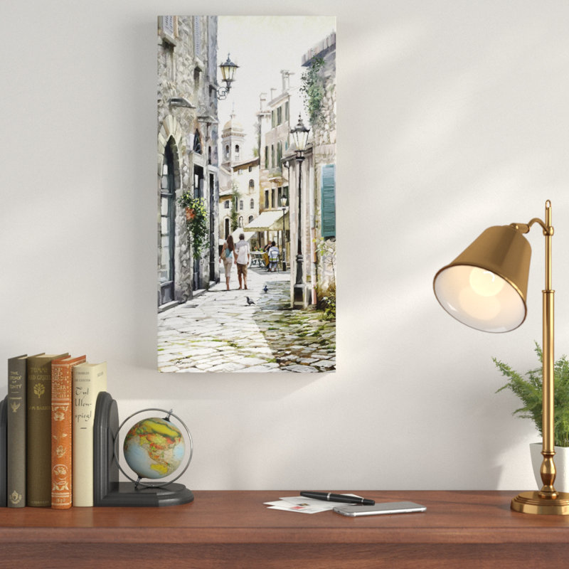 «Romantic Stroll», reproduction sur toile, H 47 po x l 24 po x P 2 po