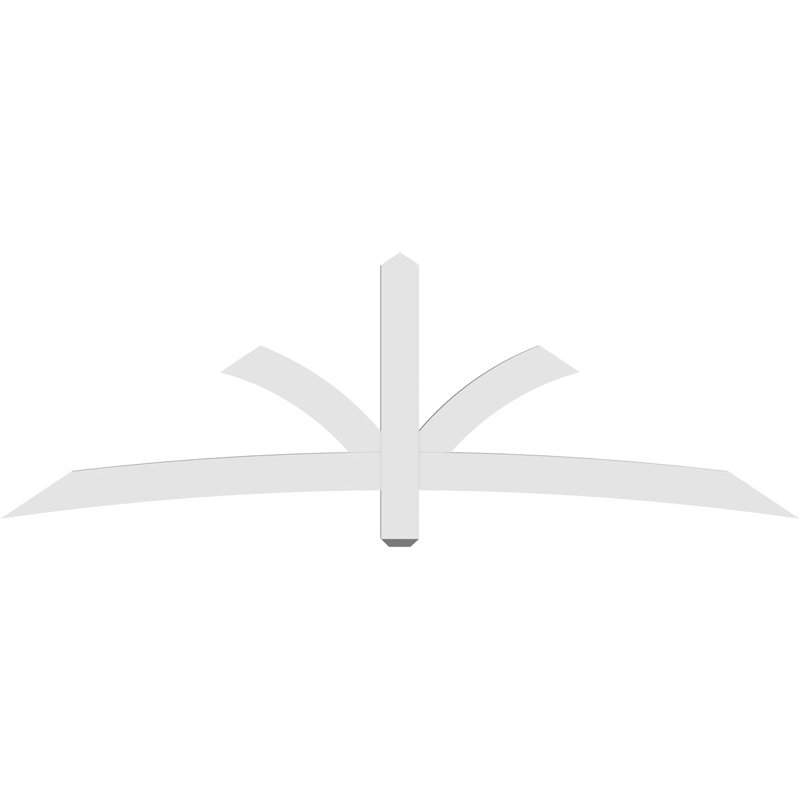 Support pour pignon Davenport, H 28 po x l 84 po (pas: 8/12), P 2 po x F 4 po, PVC