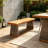 Patio Wood Bench-778158953