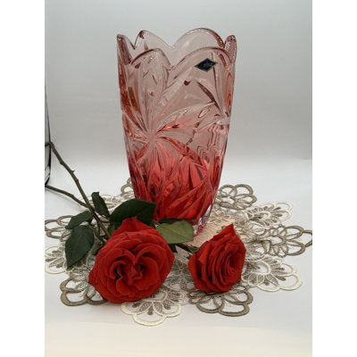 Vase à fleurs en cristal 11 po Aurum