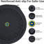 25" Half Balance Ball, 1600lbs Stability Trainer with Bands & Pump for Home Gym