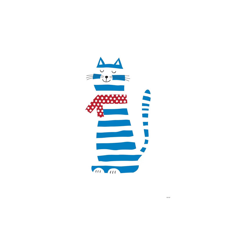 Cat by TomasDesign - No Frame Gallery-Wrapped Canvas Giclée on Canvas, 30.48cm H x 20.32cm W