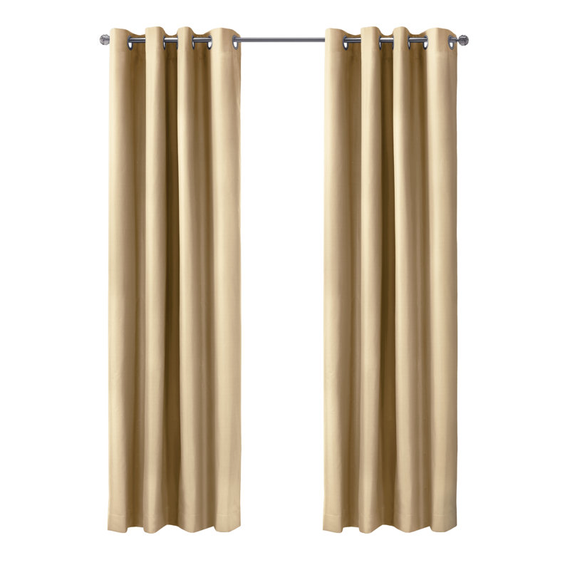 Turnervale Curtain Single Panel, 52" W x 84" L, Taupe