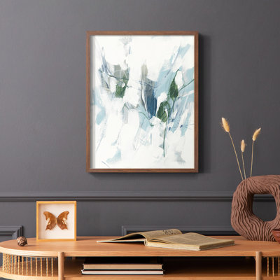 Ice Cavern I, reproduction encadrée - bois massif