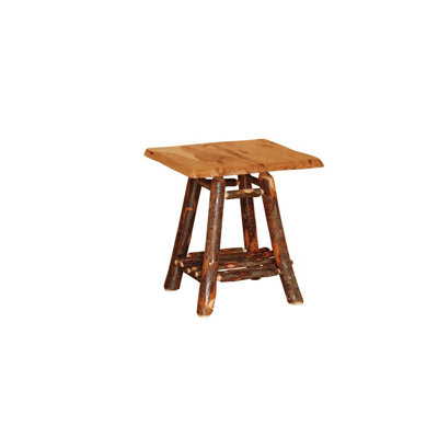 Aigars Solid Wood End Table
