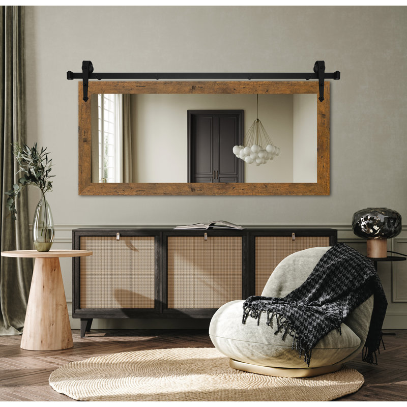 Miroir Conner Rea, Brun clair, 33 po x 66 po
