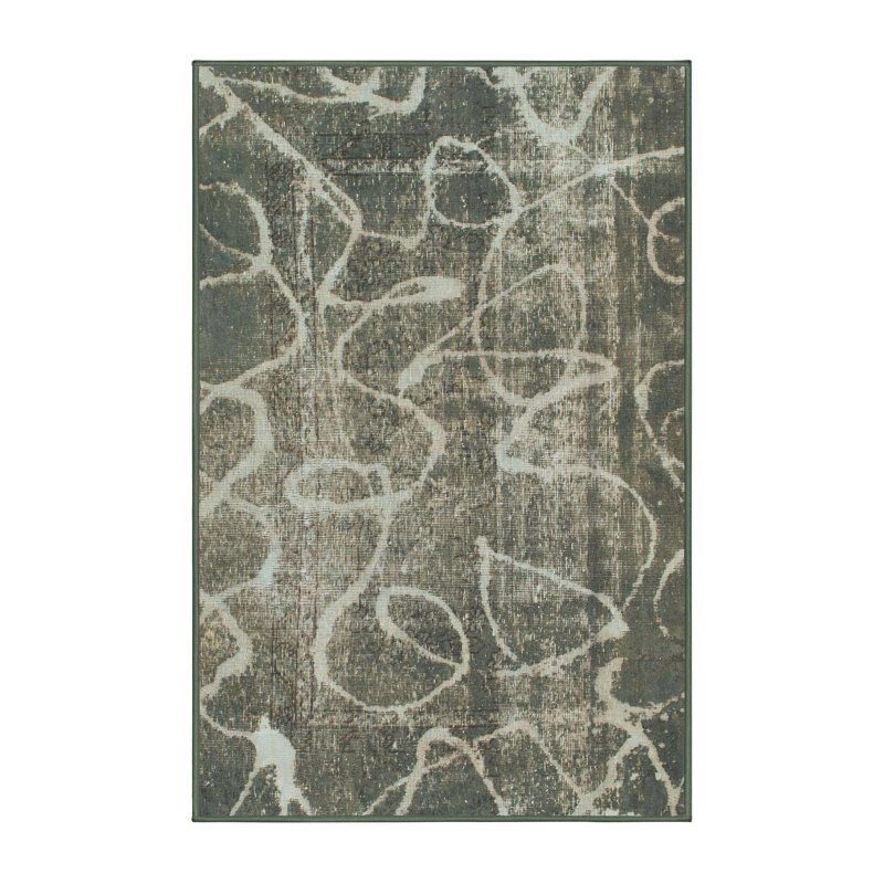 Abstract Indoor Rug, Rectangle 6' x 9'